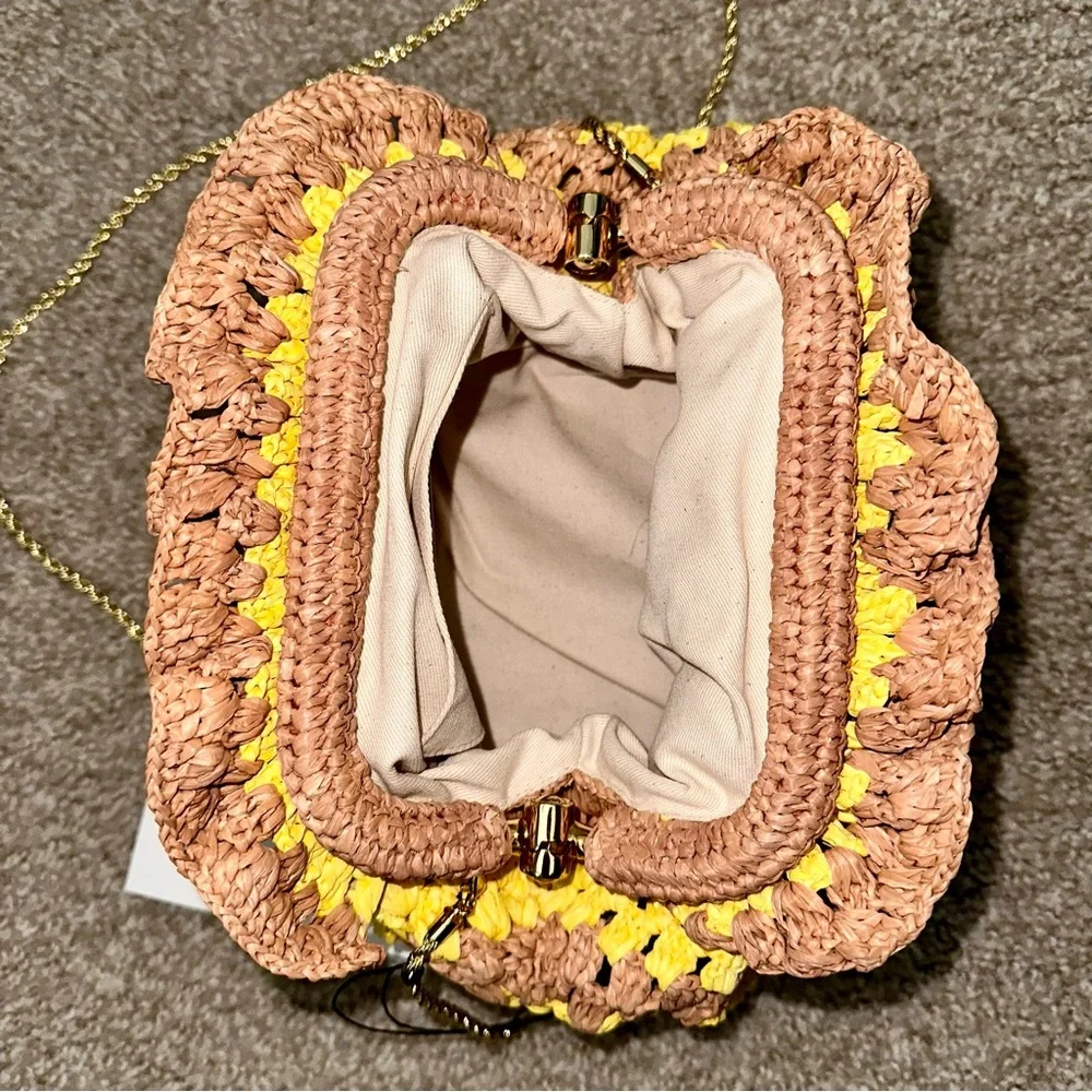 LOEFFLER RANDALL Raffia Clutch